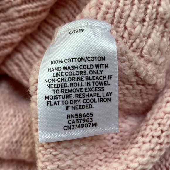 🎉HP🎉 Caslon Lace Up Sleeve Crewneck Sweater 💗 Light Pink - Picture 16 of 16